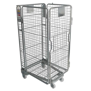 Four Sided Roll Cage - Mesh Infill - Zinc